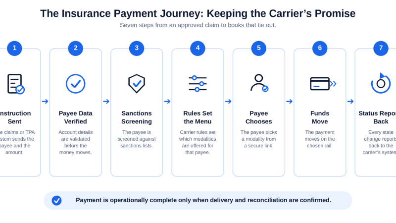 How Insurance Carriers Pay Claimants After a Claim Is Approved