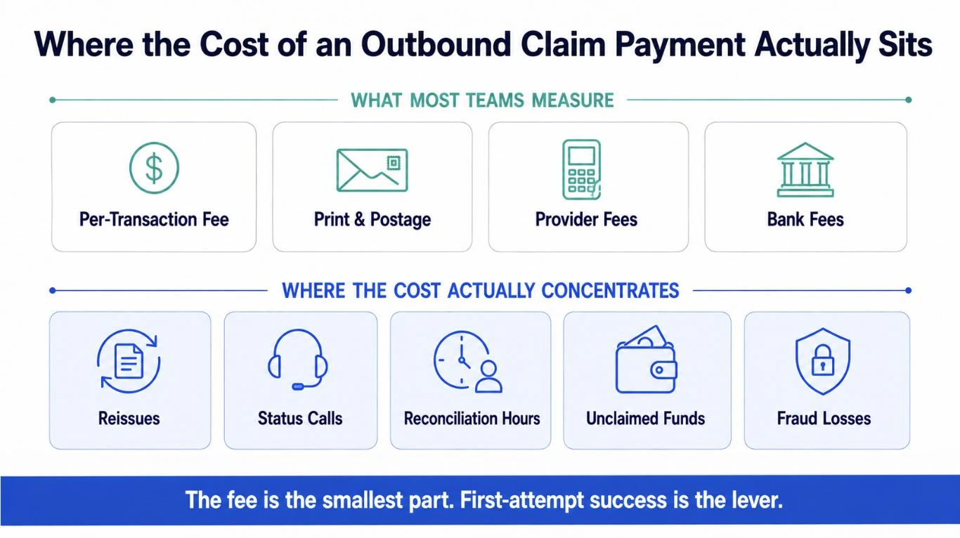 What an Outbound Claim Payment Actually Costs: A Financial Leader’s Guide
